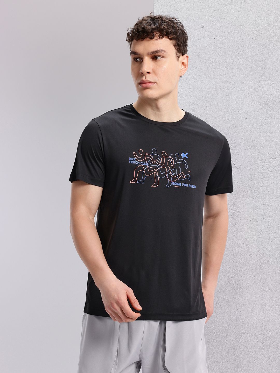 HRX by Hrithik Roshan Printed Rapid-Dry Running T-shirt