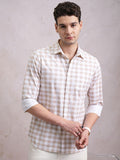 HIGHLANDER Checked Slim Fit Shirt