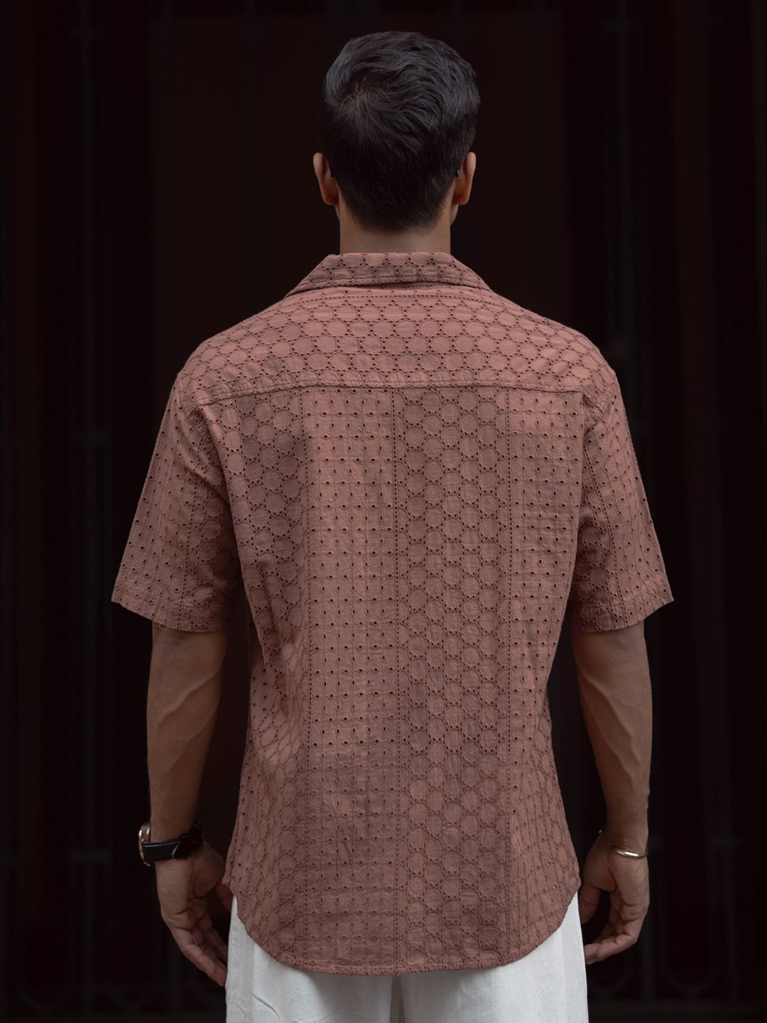 Powerlook Men Geometric Printed Spread Collar India Slim Casual Shirt