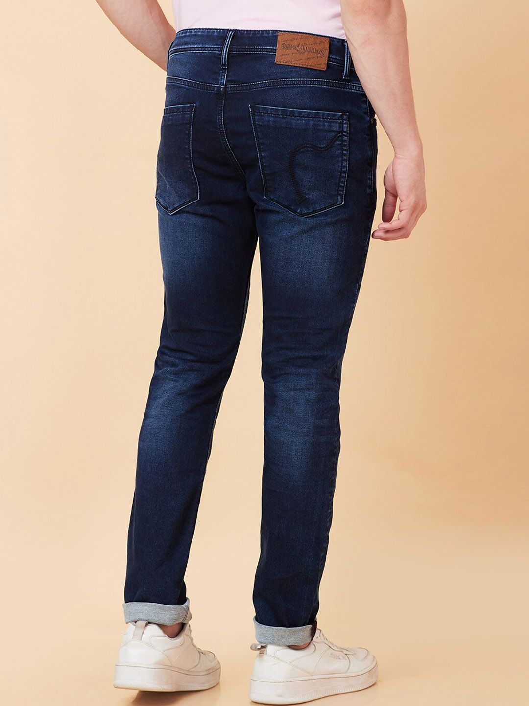 Being Human Men Skinny Fit Light Fade Clean Look Jeans