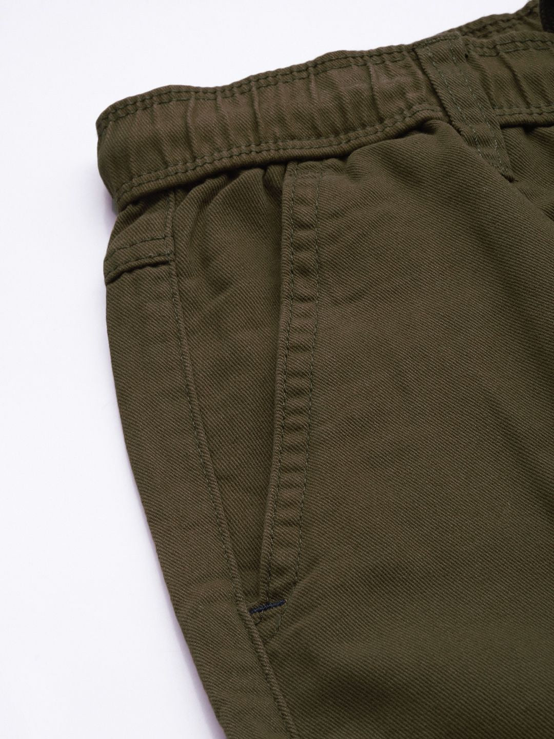 The Indian Garage Co Men Green Original Joggers Trousers