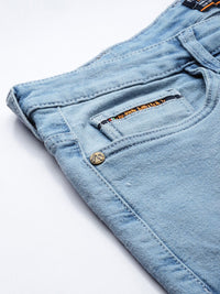 The Indian Garage Co Men Blue Slim Fit Stretchable Jeans