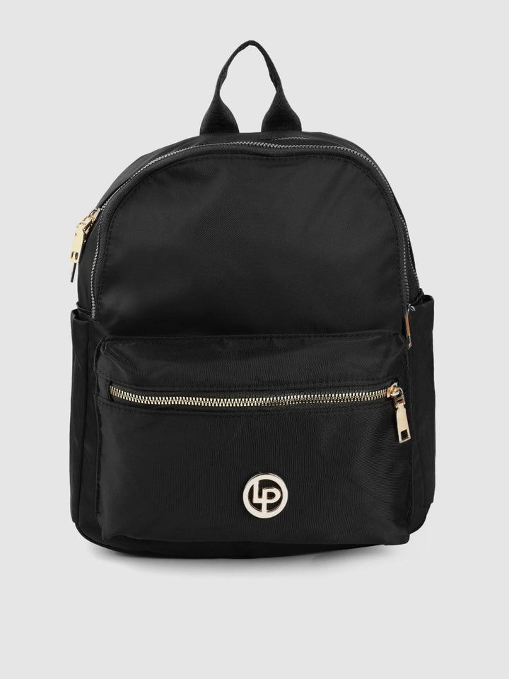Lino Perros Women Black Backpack with 11 Inch Tablet Sleeve