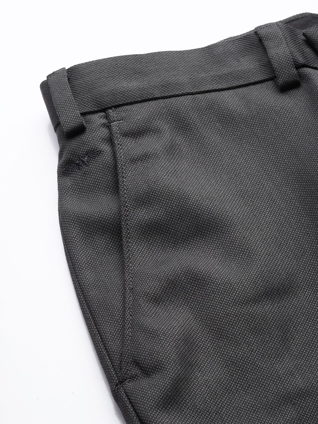 Park Avenue Men Textured Formal Trousers