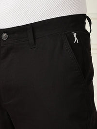 Thomas Scott Men pepejal Smart Straight Fit Mid-Rise Casual Chinos