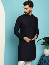 SOJANYA Geometric Embroidered Thread Work Cotton Straight Kurta