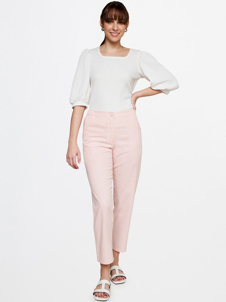 AND Women Mid-Rise Tapered Fit Trousers