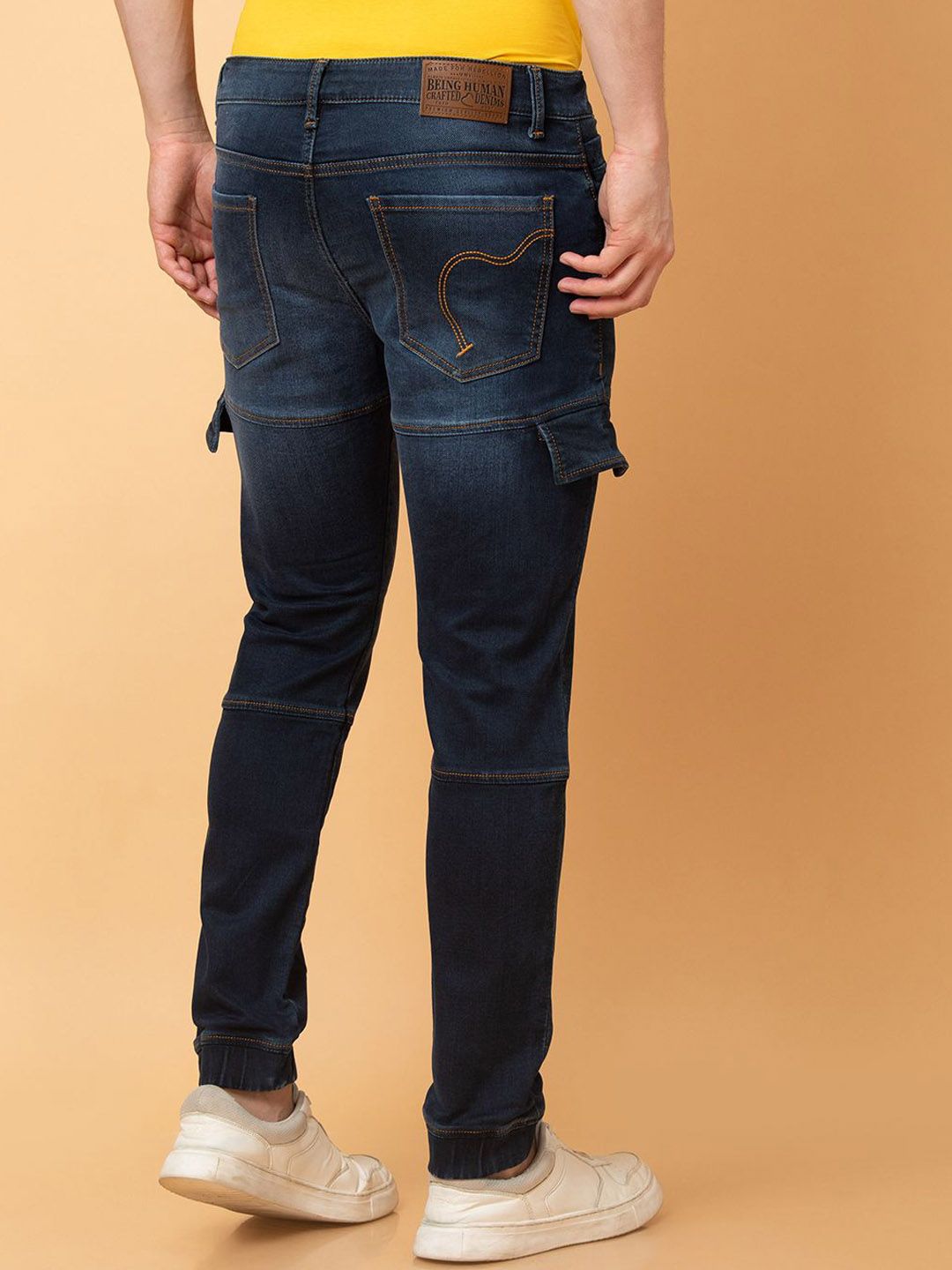 Being Human Men Jogger Light Fade Jeans