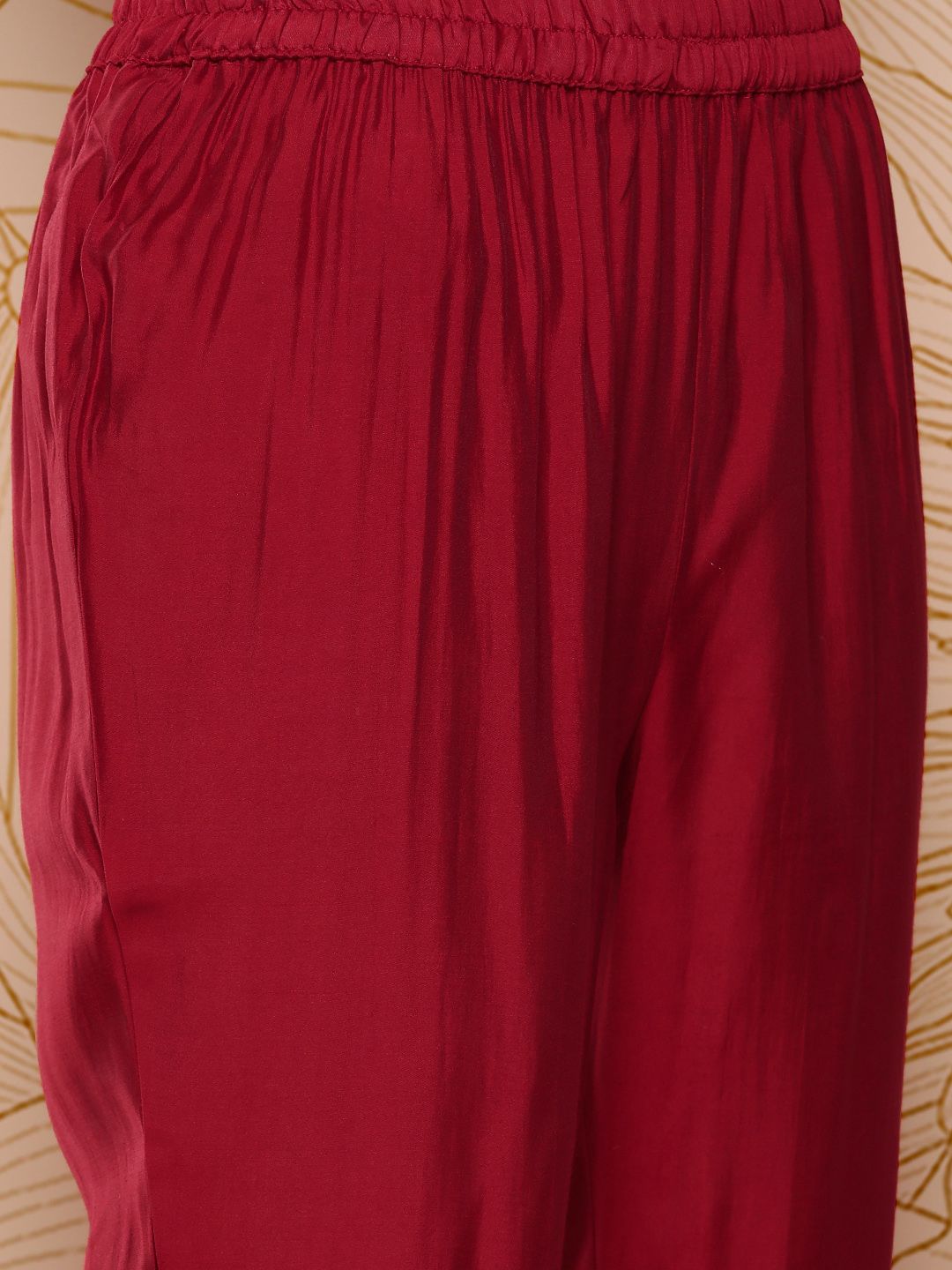 Varanga Women Ethnic Motifs Embroidered Sequinned Kurta with Trousers & With Dupatta