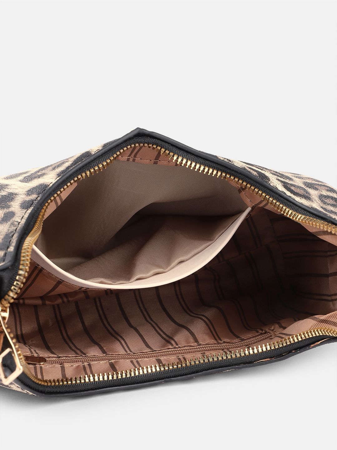 all about you Animal Print Structured Hobo Bag