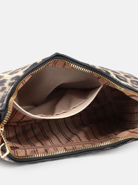 all about you Animal Print Structured Hobo Bag