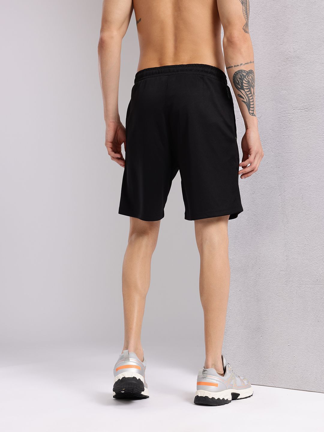 HRX by Hrithik Roshan Men Rapid-dry Typography Print Training Shorts