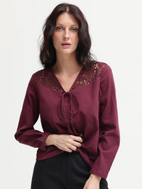 RAREISM Cotton Styled Back Top