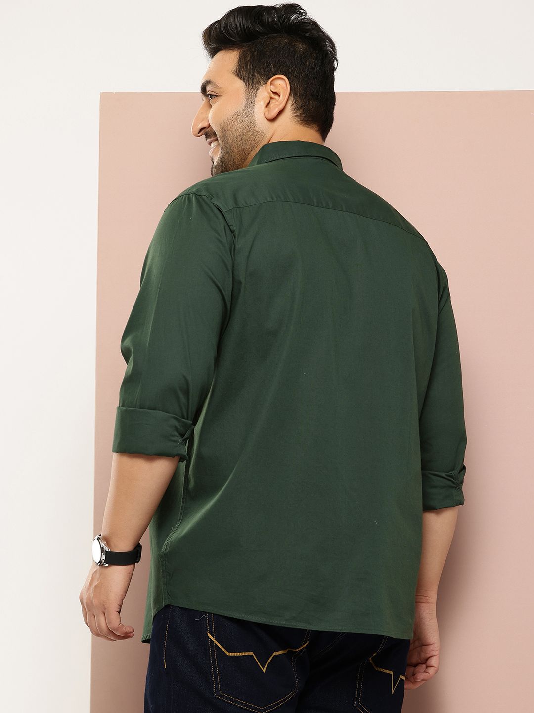 Thomas Scott Plus Size Regular Fit Button Down Collar Shirt
