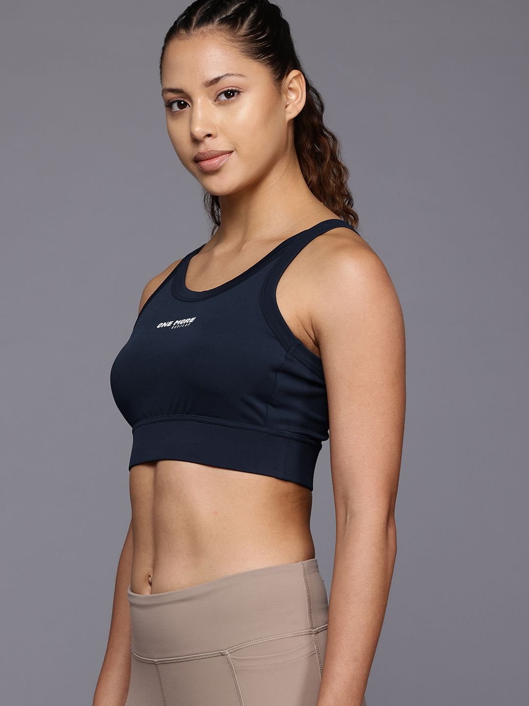 HRX by Hrithik Roshan Rapid-Dry Lightly Padded Running Workout Bra