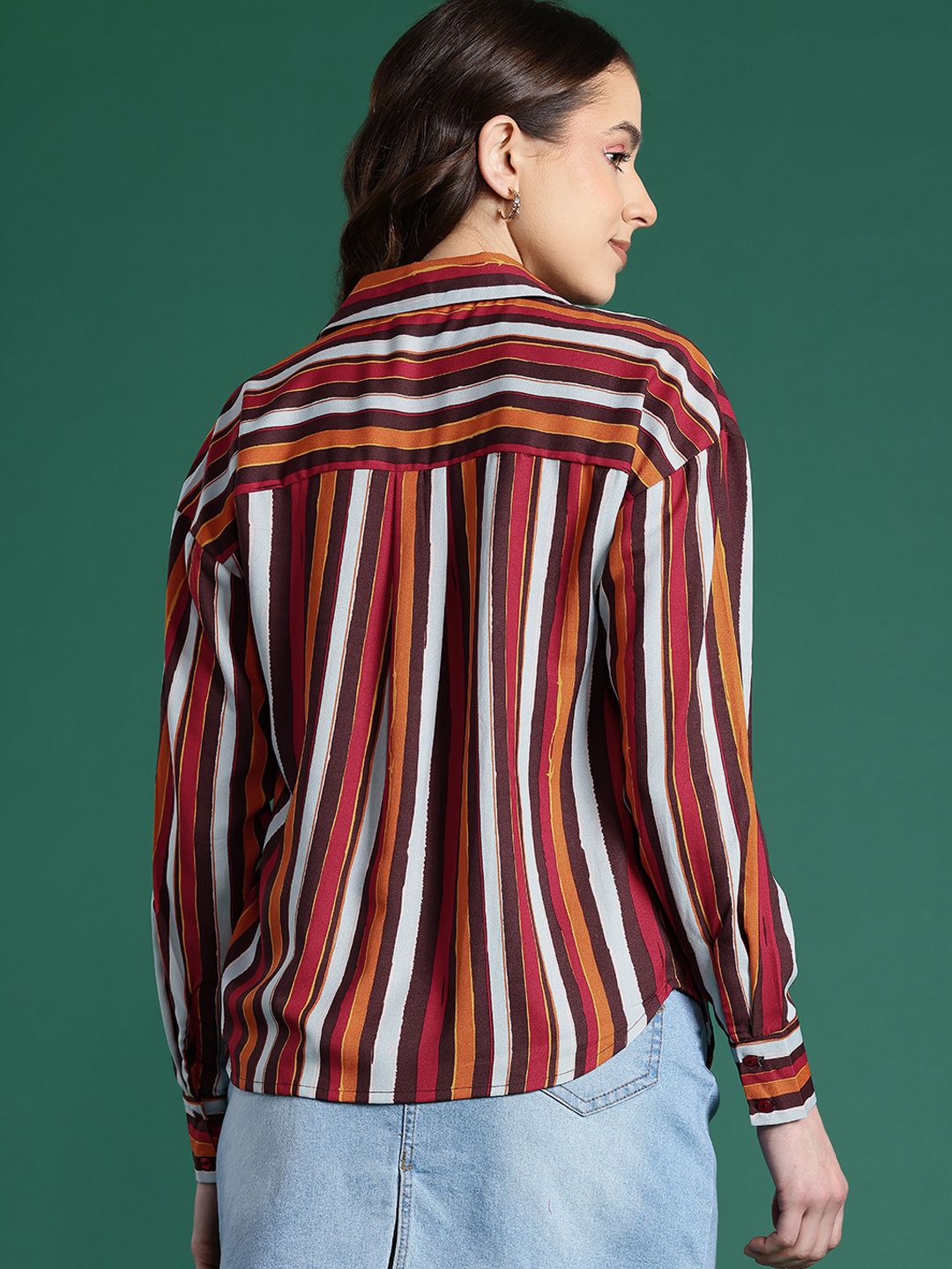 DressBerry Women Striped Casual Shirt