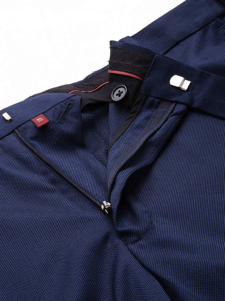 Raymond Contemporary Fit Mandarin Collar Party Wear Blazer & Trouser