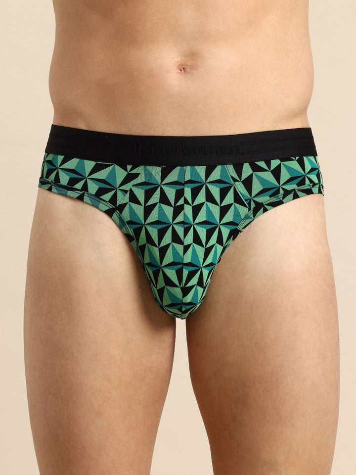 Being Human Men Printed Micro Technology Briefs BHMUB24508