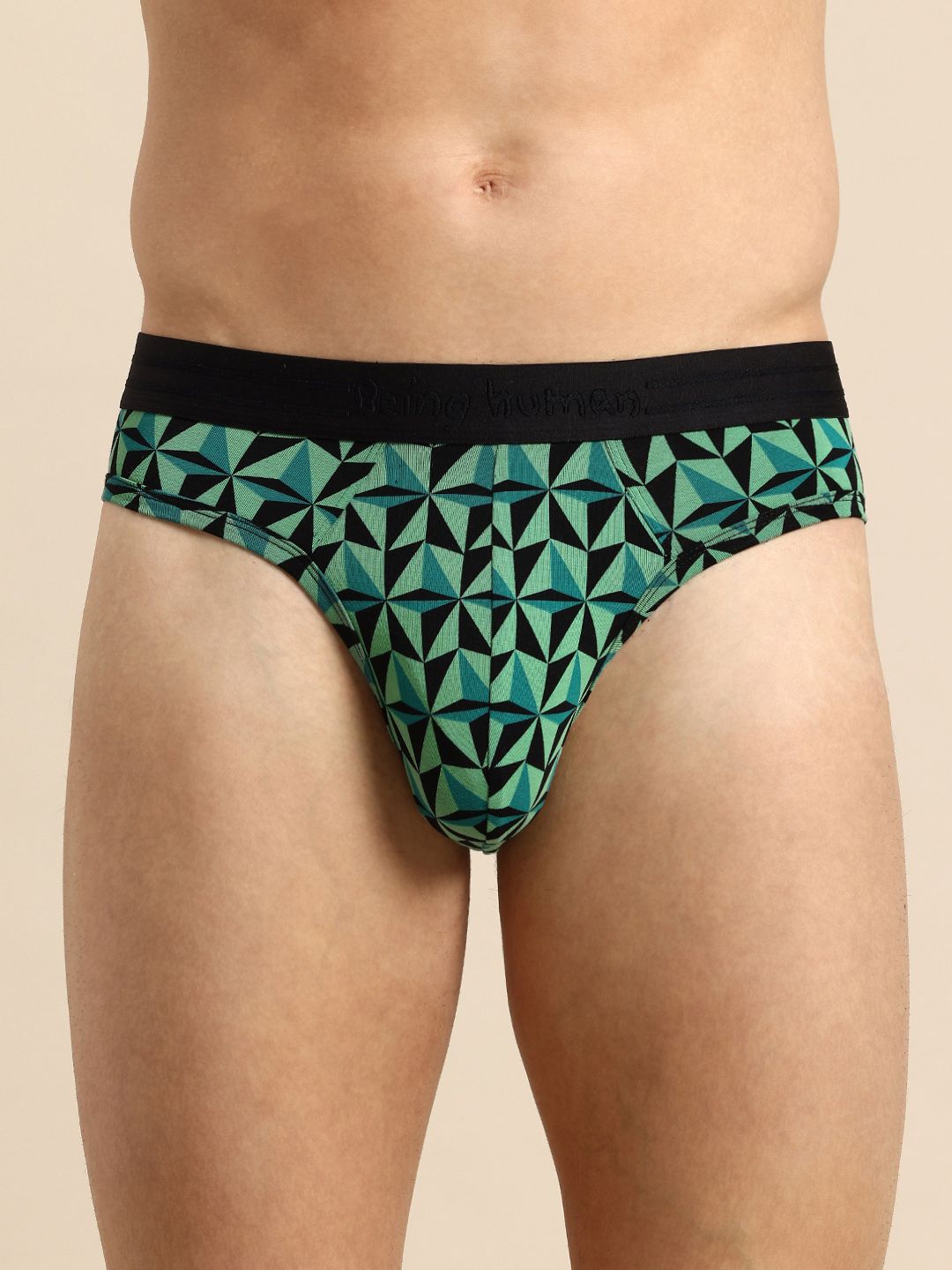 Being Human Men Printed Micro Technology Briefs BHMUB24508