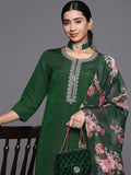 Varanga Women Ethnic Motifs Embroidered Regular Kurta with Trousers & Dupatta