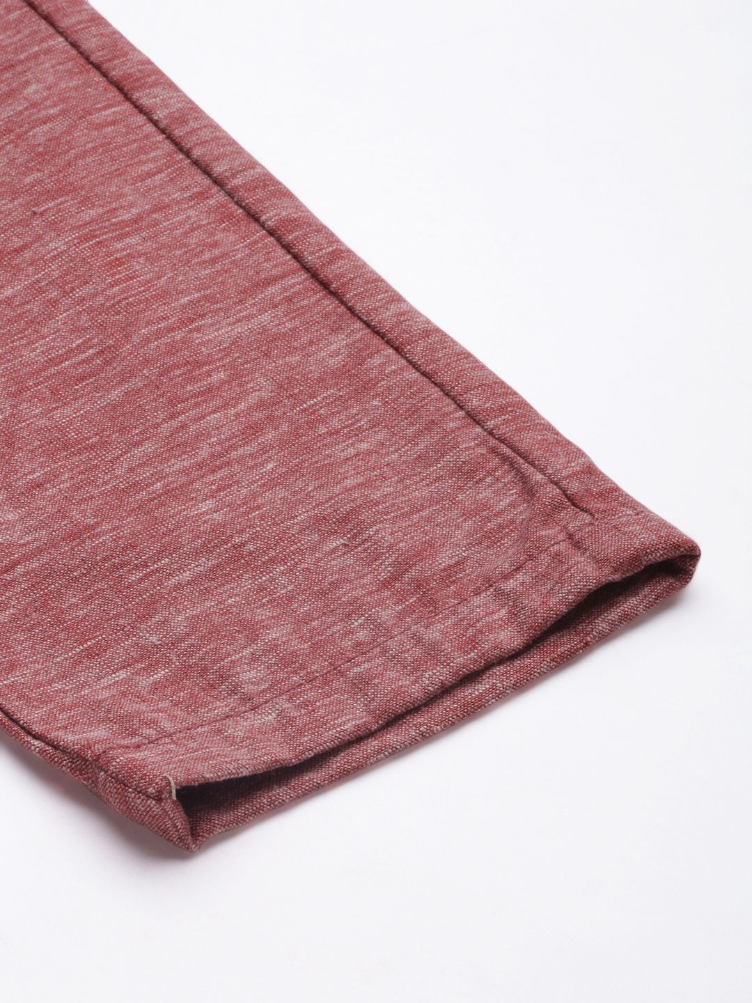 The Indian Garage Co Men Pink Joggers Trousers