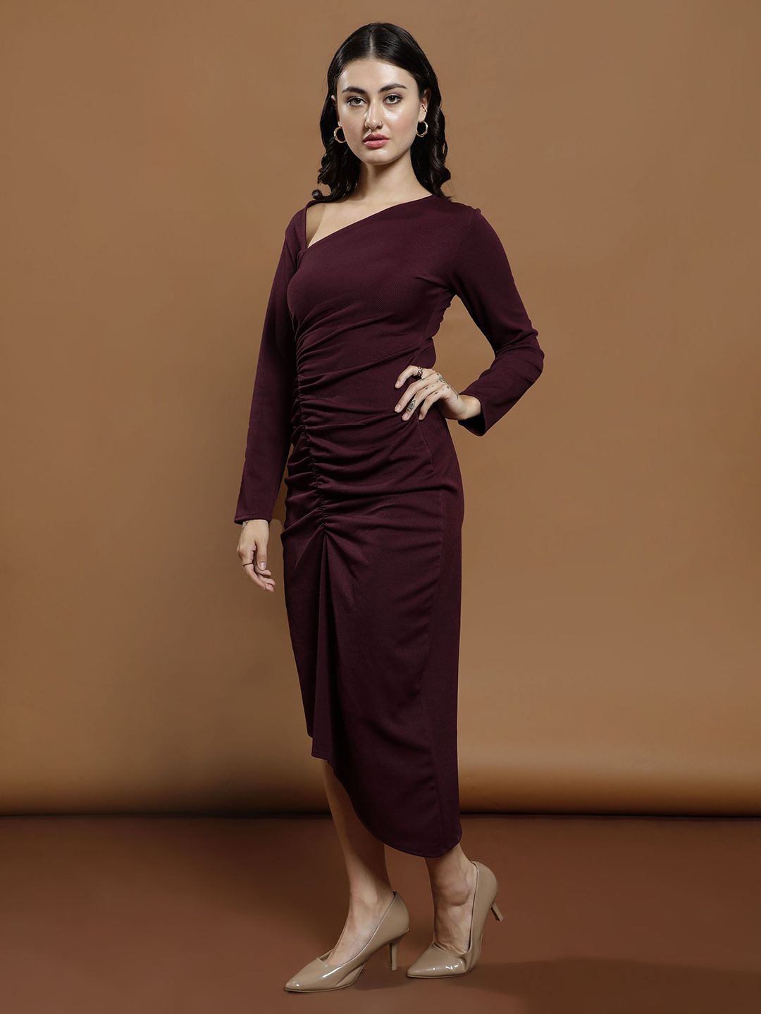 Pakaian midi bodycon athena