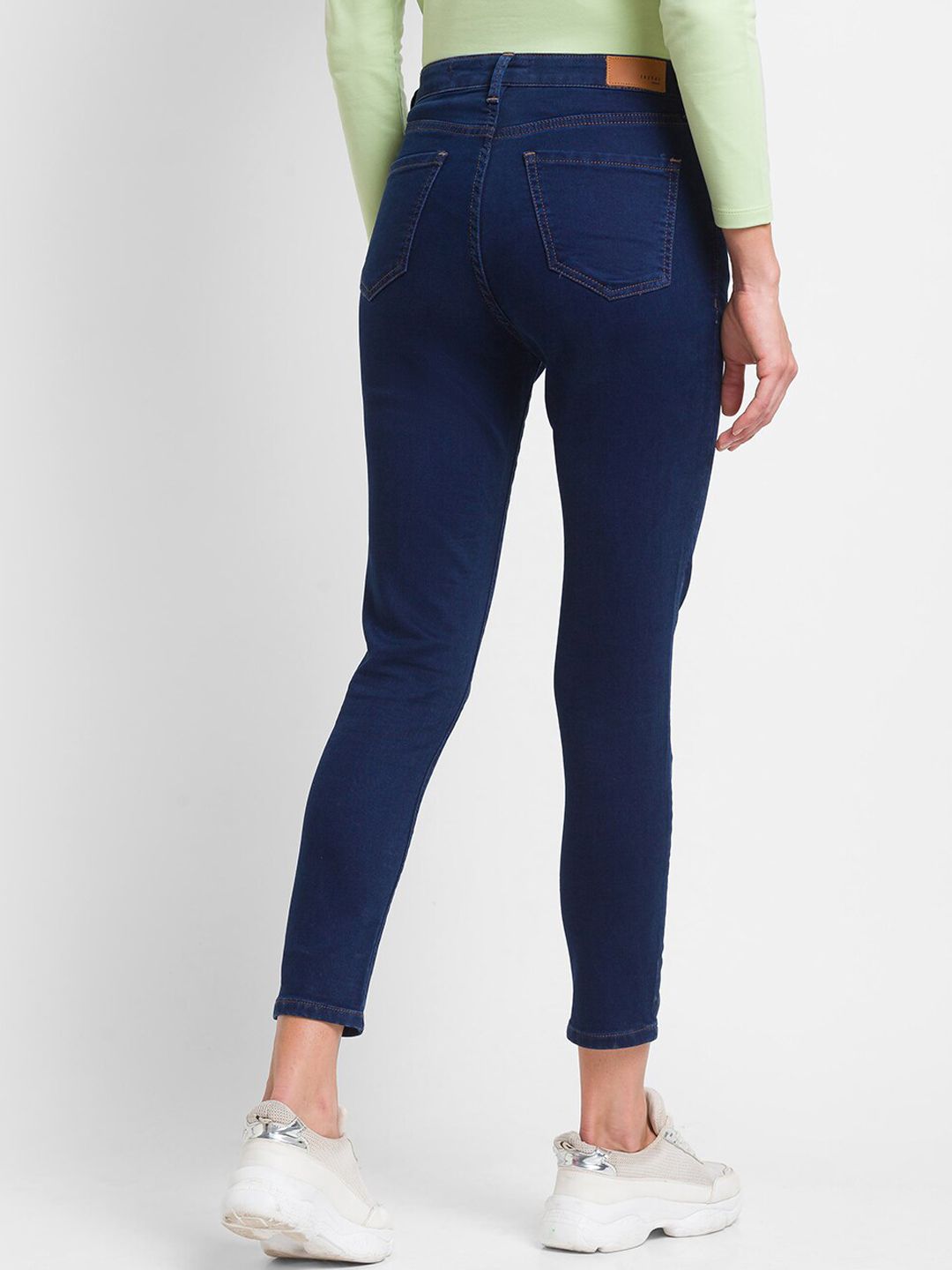 SPYKAR Women Blue Super Skinny Fit High-Rise Jeans