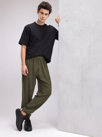 HRX by Hrithik Roshan Men Contrast Piping Lifestyle Joggers