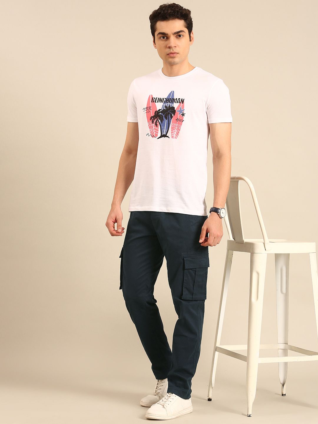 Being Human Men Classic Cargos Trousers