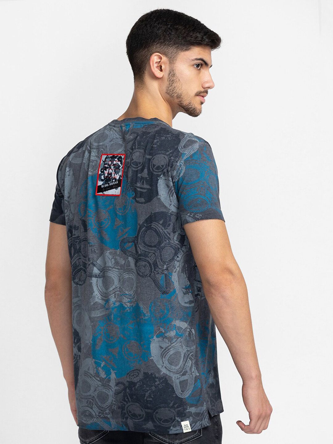 Being Human Graphic Printed Round Neck T-shirt