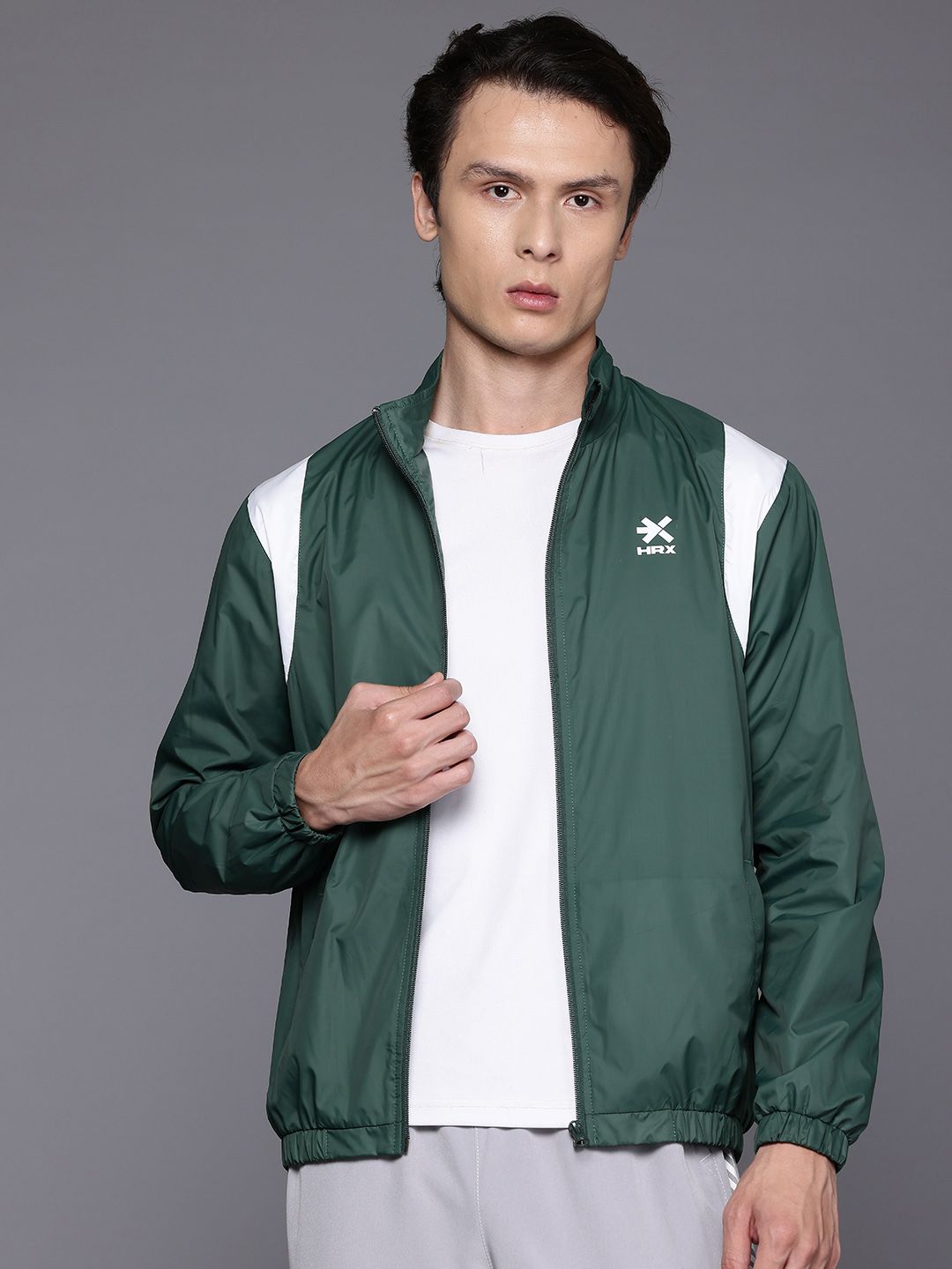 HRX by Hrithik Roshan Rapid-Dry Typography Lifestyle Jacket
