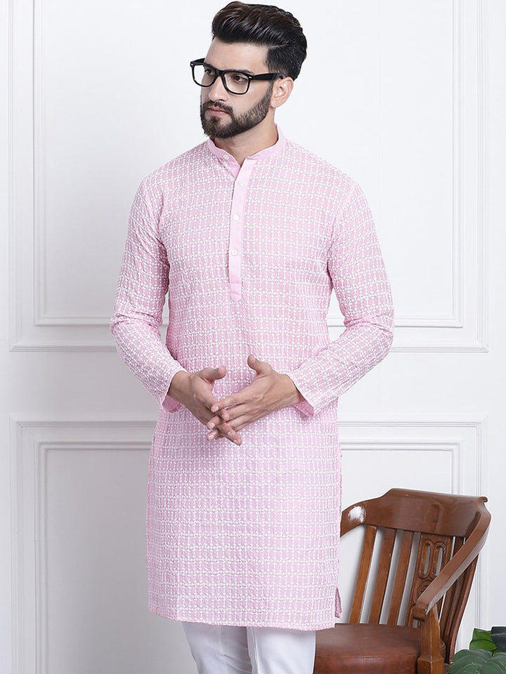 SOJANYA Ethnic Motifs Embroidered Pure Cotton Kurta