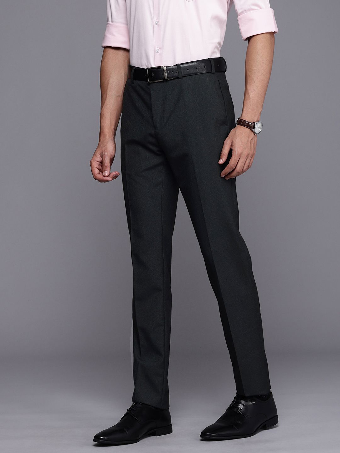 Raymond Men Slim Fit Formal Trousers