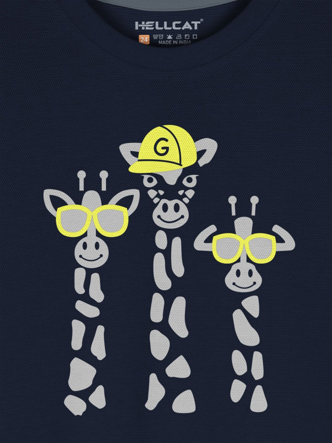 HELLCAT Pack Of 2 Boys Printed T-shirts With Shorts