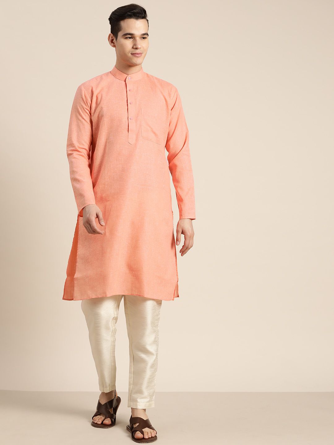 SOJANYA Cotton Linen Kurta
