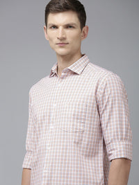 Park Avenue Slim Fit Pure Cotton Checked Casual Shirt