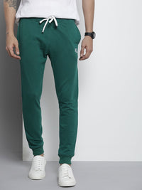 The Indian Garage Co Men Green Solid Joggers