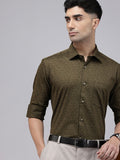 Park Avenue Slim Fit Floral Printed Formal Shirt