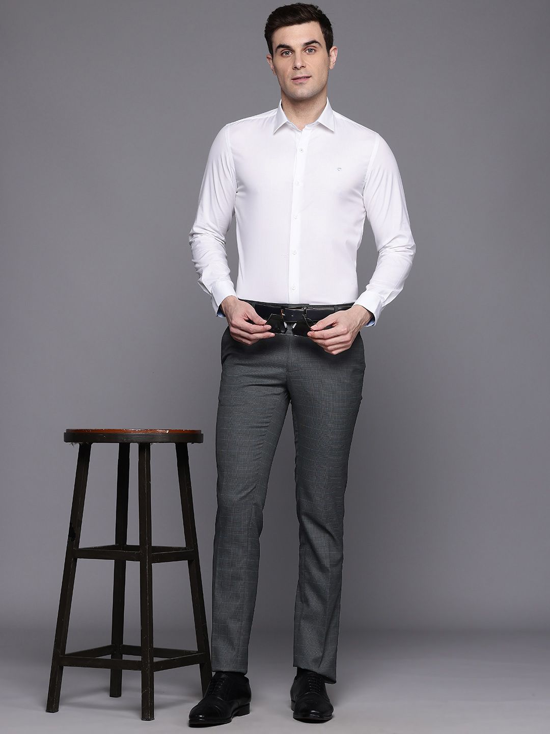 Raymond Men Slim Fit Non Iron Trousers