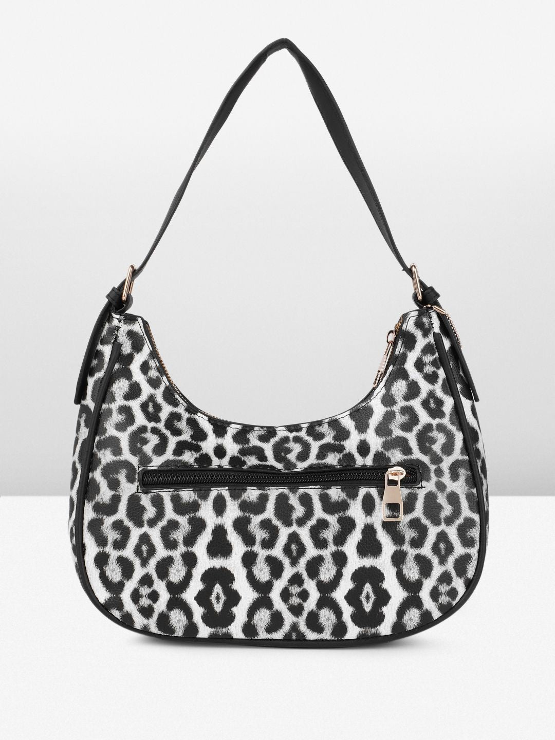 all about you Animal Print Structured Hobo Bag