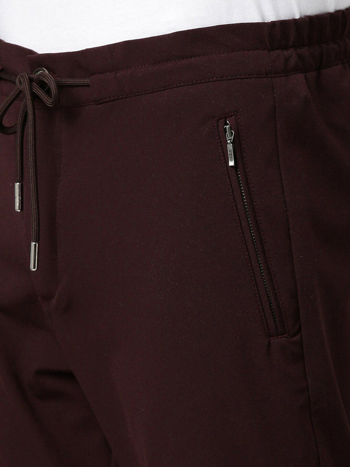 RARE RABBIT Men Move Mid-Rise Slim Fit Trouser