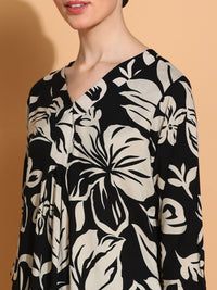 KALINI Floral Printed V-Neck Tunic with Palazzo Co-Ords