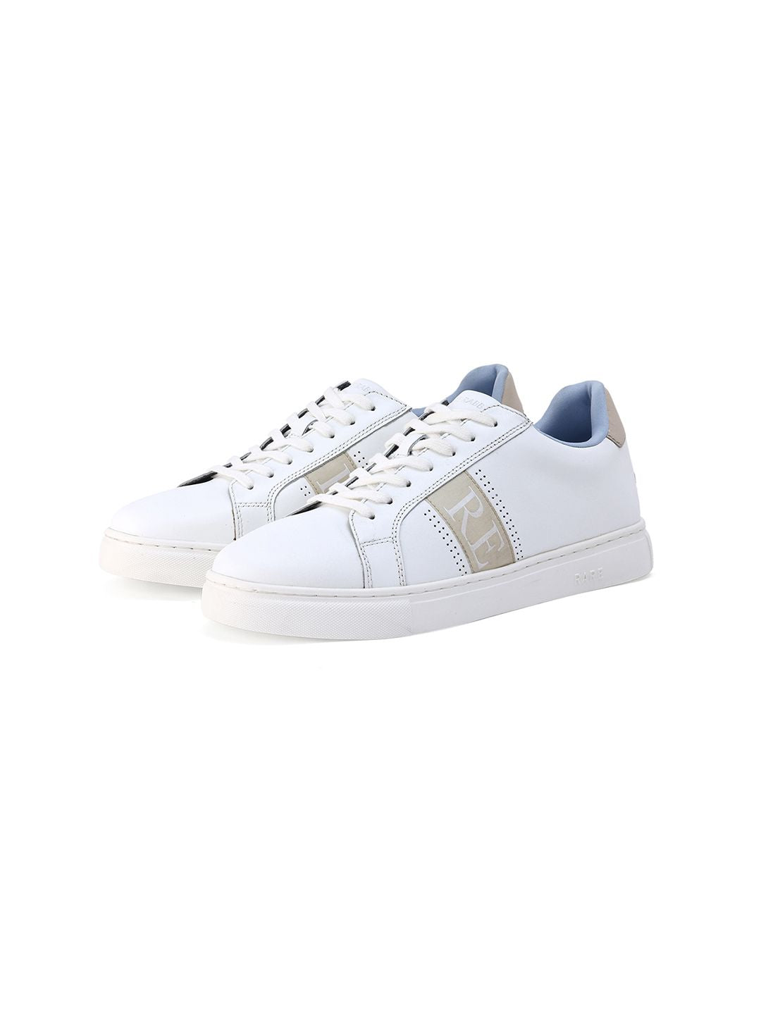 RARE RABBIT Men Galileo Leather Lace Up Sneakers