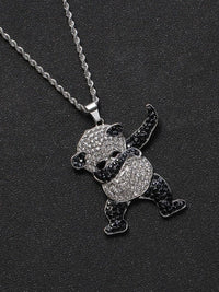 SALTY Men Dab Panda Stainless Steel Chain with Pendant