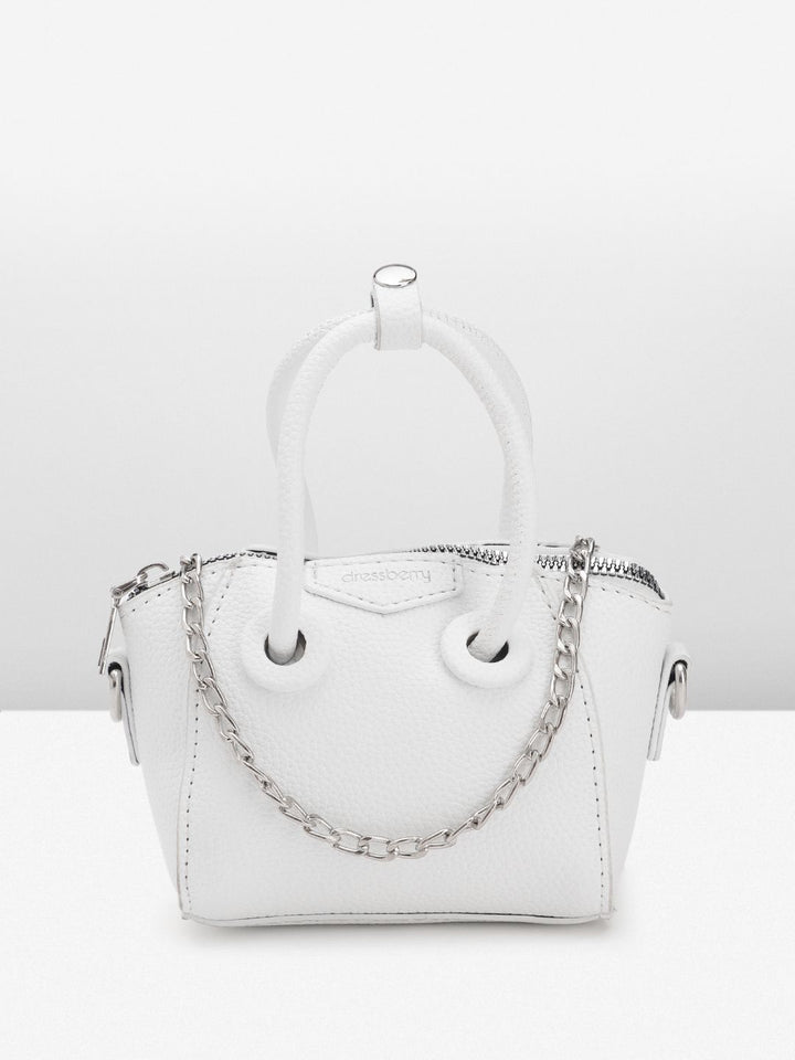DressBerry Textured Structured Handheld Bag