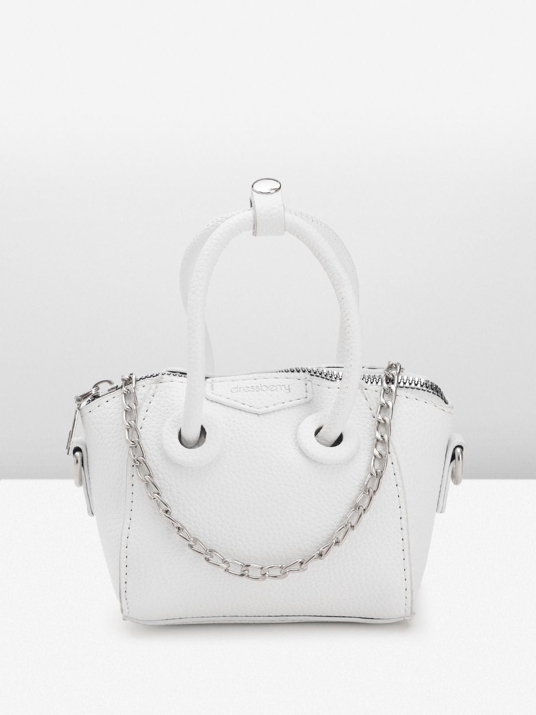 DressBerry Textured Structured Handheld Bag
