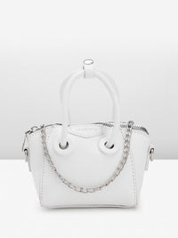 DressBerry Textured Structured Handheld Bag