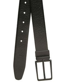 Teakwood Leathers Men Textured Leather Reversible Formal Belt