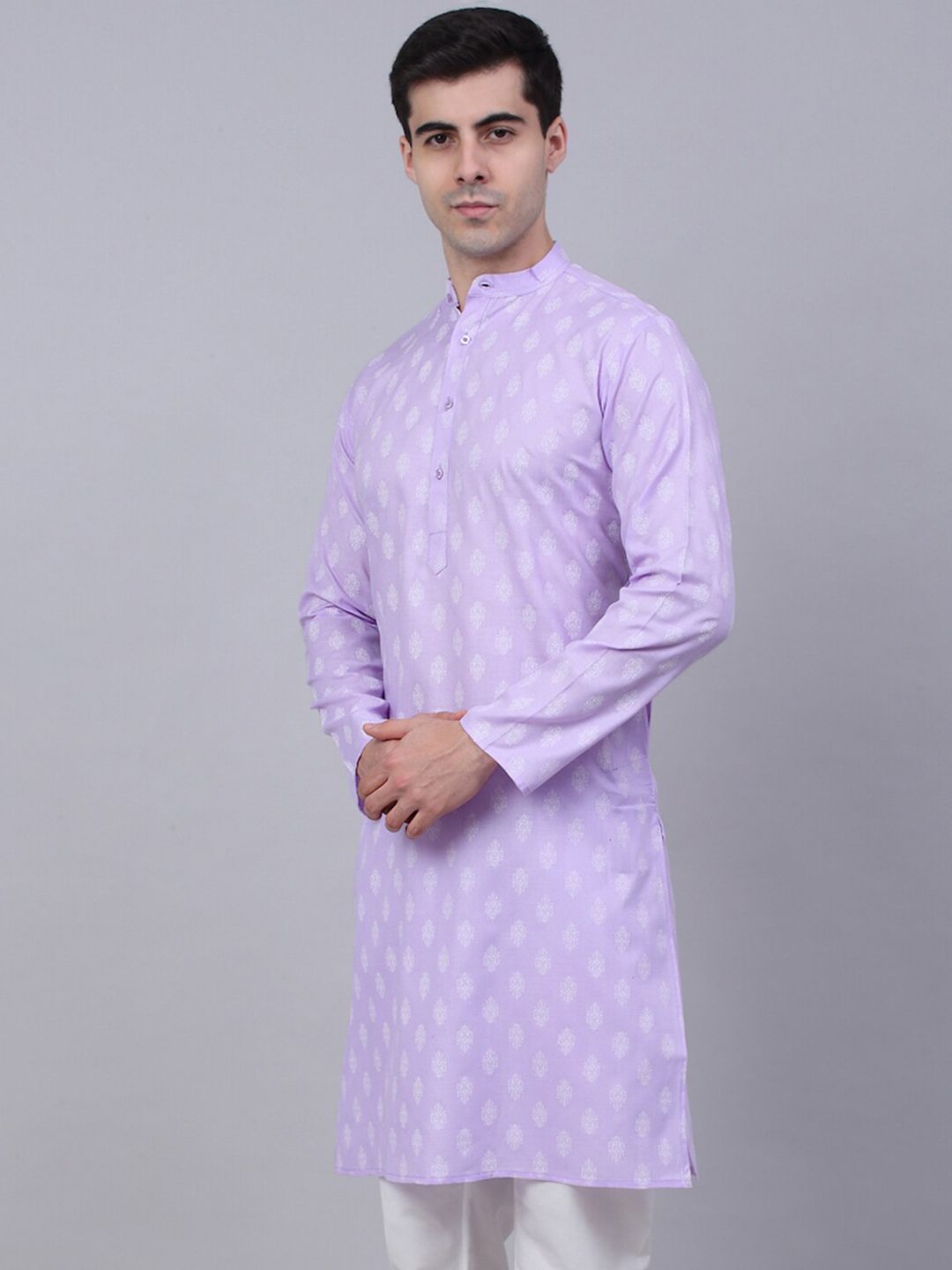 Jompers Men Ethnic Motifs Printed Cotton Kurta