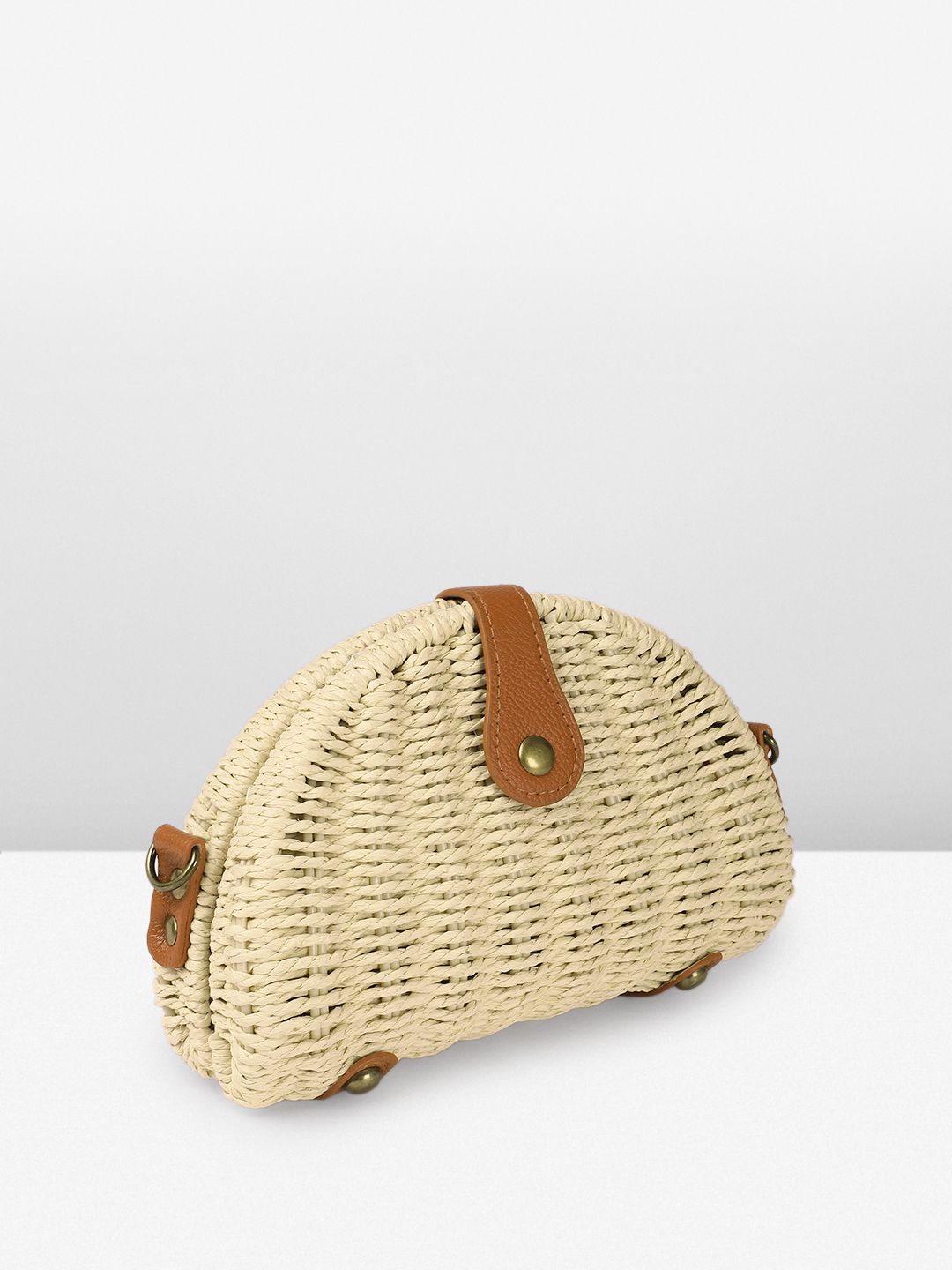 DressBerry Self Design Structured Sling Bag